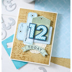 Sizzix and 49 and Market This or That Numbers Thinlit Dies 666952 12th birthday