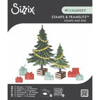 Sizzix and 49 and Market Trees and Trinkets Stamps and Framelits 667013