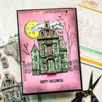 Simon Says Stamp Sketch Manor Wafer Dies 408sss Halloween Card