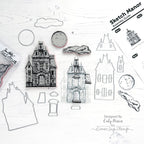 Simon Says Stamp Sketch Manor Wafer Dies 408sss Assembly GUide
