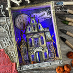 Simon Says Stamp Sketch Manor Wafer Dies 408sss Halloween Frame