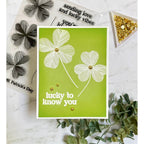 Simon Says Clear Stamps Sketched Clovers 2168msc To Be Loved St. Patrick's Day Card | color-code:ALT04