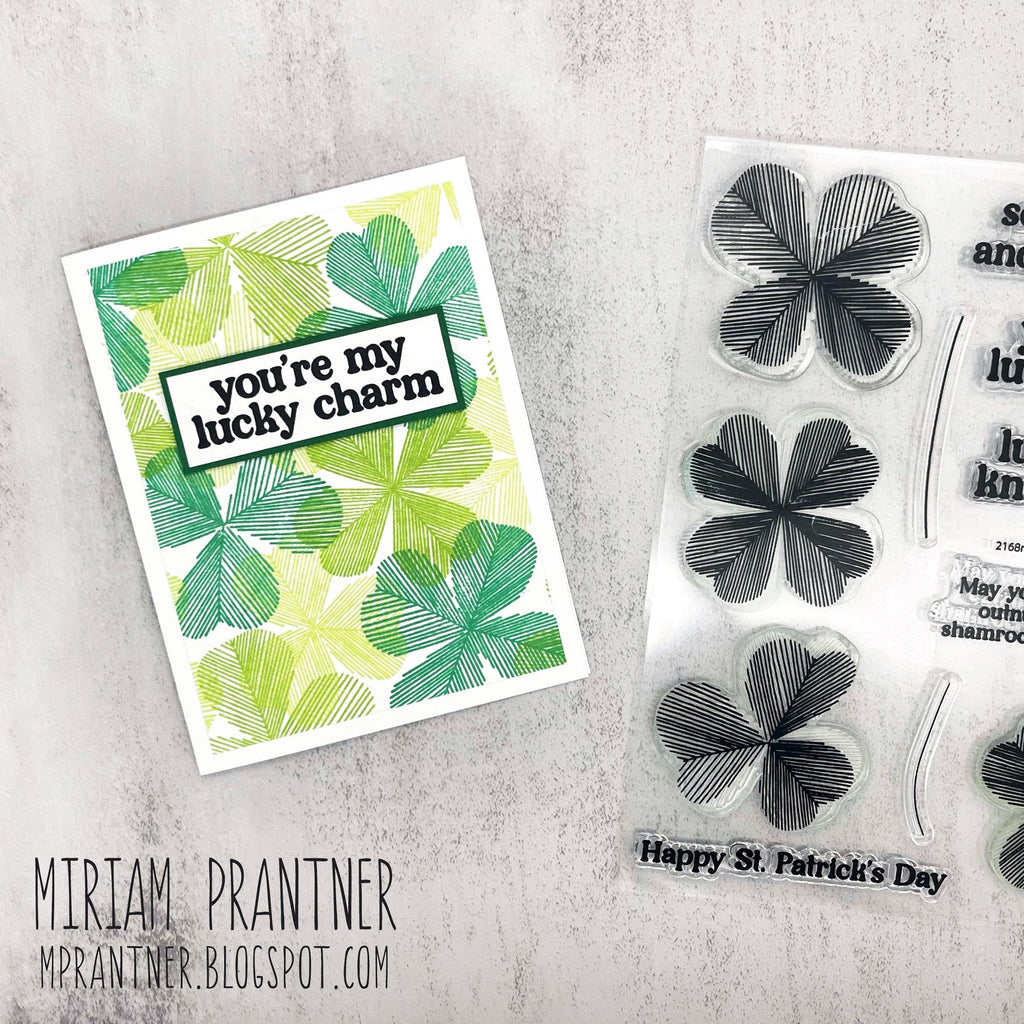 Simon Says Stamps and Dies Sketched Clovers set925sc To Be Loved St. Patrick's Day Card | color-code:ALT03