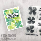 Simon Says Stamps and Dies Sketched Clovers set925sc To Be Loved St. Patrick's Day Card | color-code:ALT03
