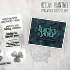 Simon Says Stamps and Dies Sketched Clovers set925sc To Be Loved St. Patrick's Day Card | color-code:ALT02
