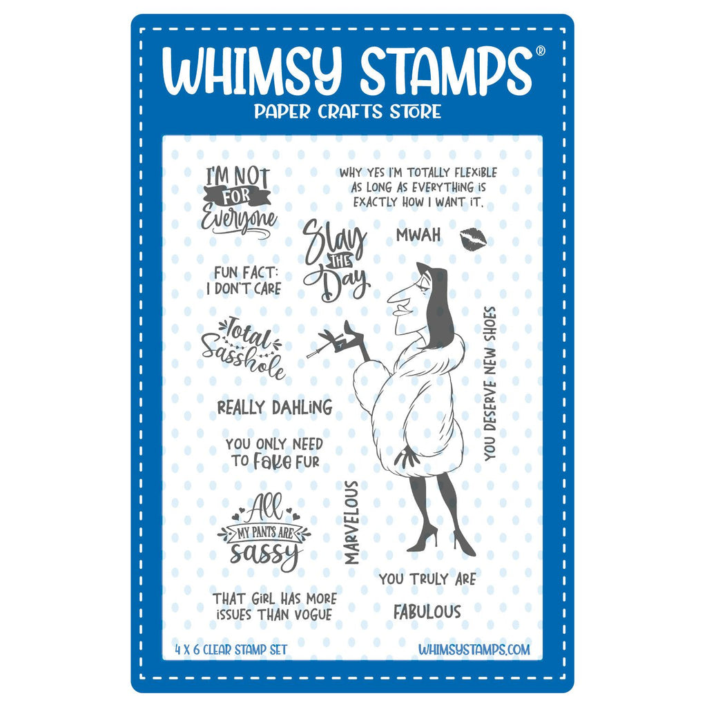 Whimsy Stamps Slay the Day Clear Stamps cwsd217a