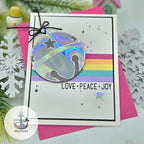 Simon Says Stamp Sleigh Bell Wafer Dies 1330sd Sugar and Spice Holiday Card