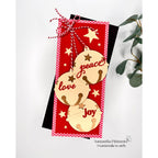 Simon Says Stamp Sleigh Bell Wafer Dies 1330sd Sugar and Spice Holiday Card