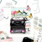 Simon Says Stamp Slider Typewriter Wafer Dies 1010sdc Miss You Card | color-code:ALT03