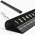 SlopeSight 30 Degree 12 Inch Black Ruler ss30pr12-blk