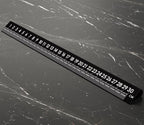 SlopeSight 30 Degree 12 Inch Black Ruler ss30pr12-blk Centimeter view