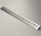 SlopeSight 30 Degree 12 Inch Silver Ruler ss30pr12-slv Ruler by itself