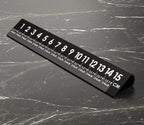 SlopeSight 30 Degree 6 Inch Black Ruler ss30pr06-blk CM side up