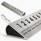 SlopeSight 30 Degree 6 Inch Silver Ruler ss30pr06-slv