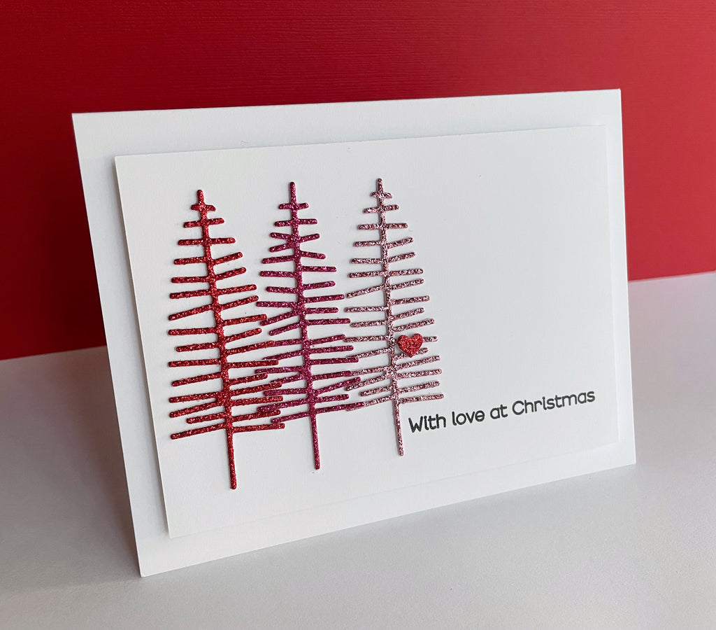 Simon Says Stamp Small Bottle Brush Trees Wafer Dies s894 All The Joy Christmas Card | color-code:ALT01