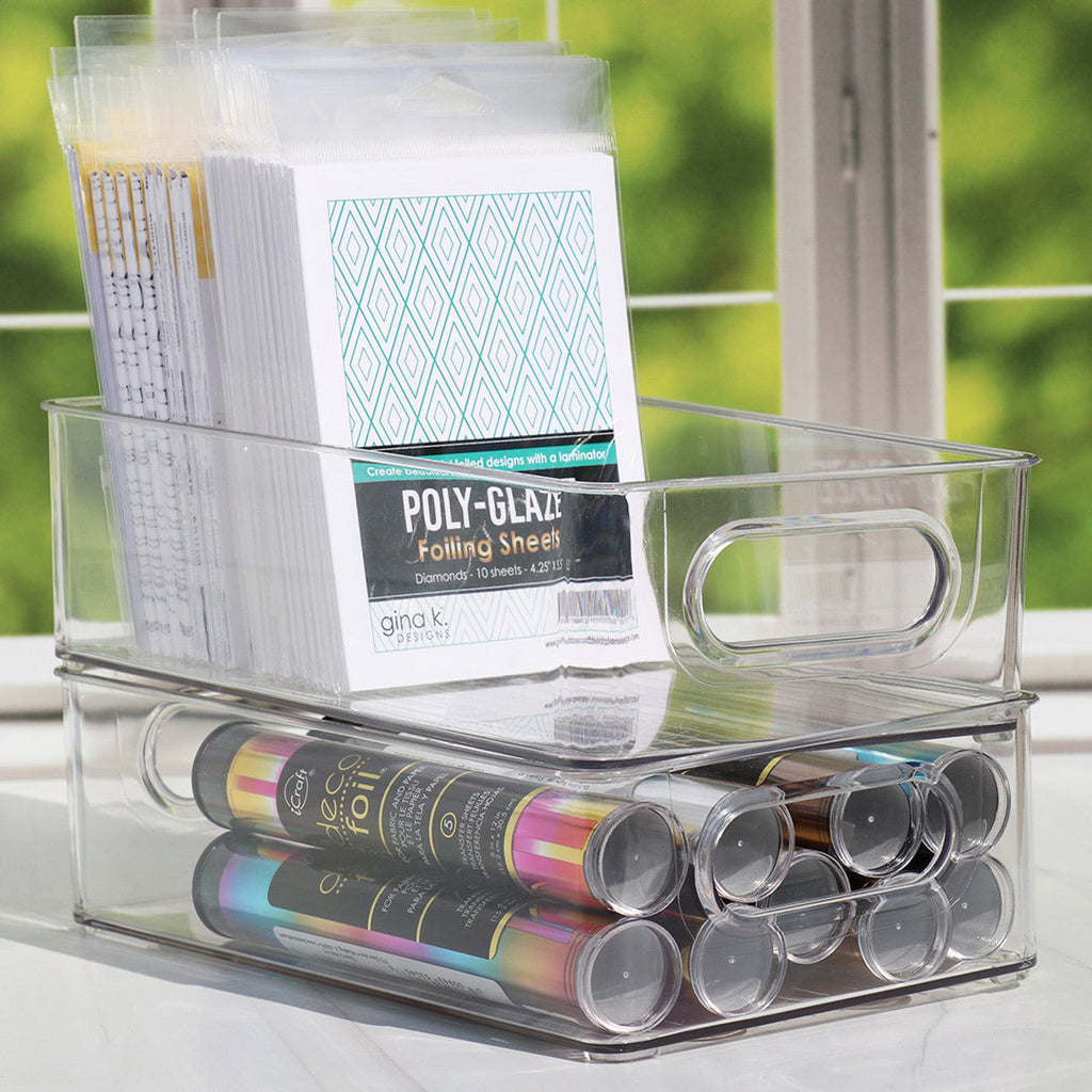 Best Craft Organizer Small Acrylic Crate bcocrates