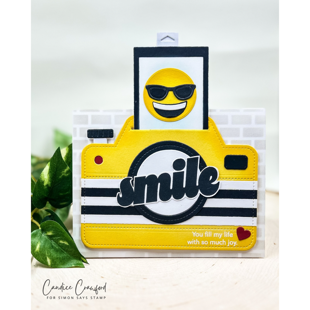 CZ Design Stamps and Dies Smile set1011sm Friend Like You Smile Card
