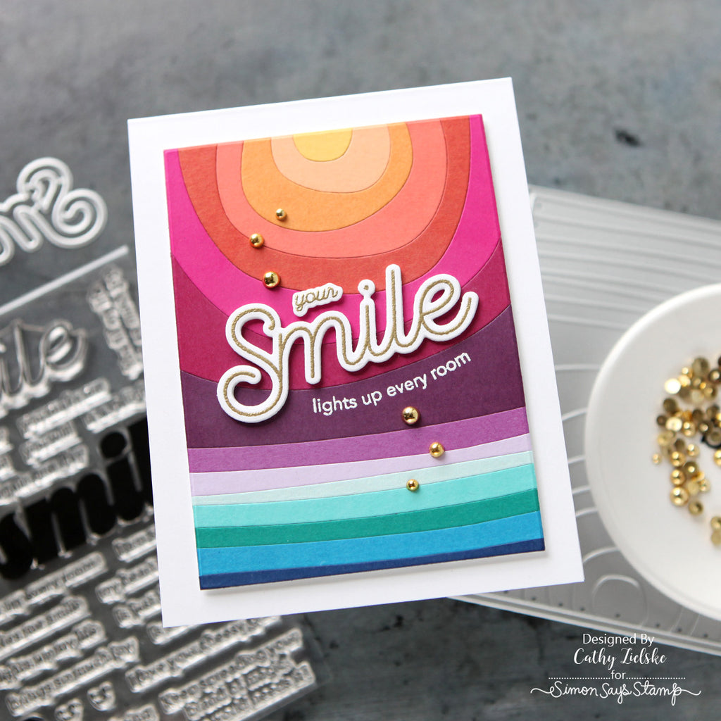CZ Design Stamps and Dies Smile set1011sm Friend Like You Smile Card | color-code:ALT01