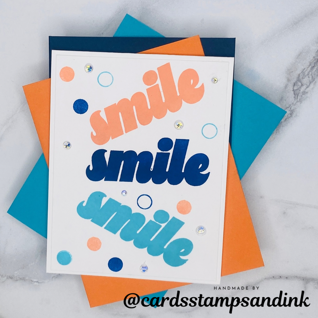 CZ Design Clear Stamps Smile cz397c Friend Like You Smile Card