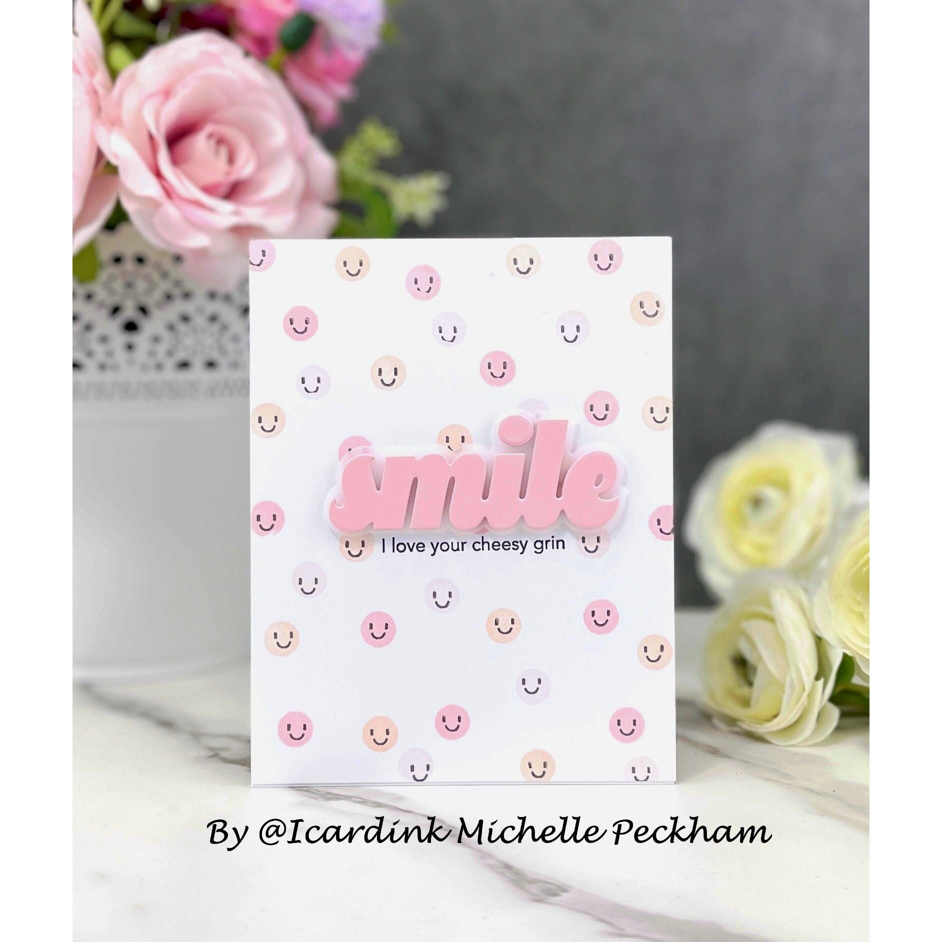 Simon Says Stamp Friend Like You Collection I Want It All Stamps and Coordinating Dies set1013sd Smile