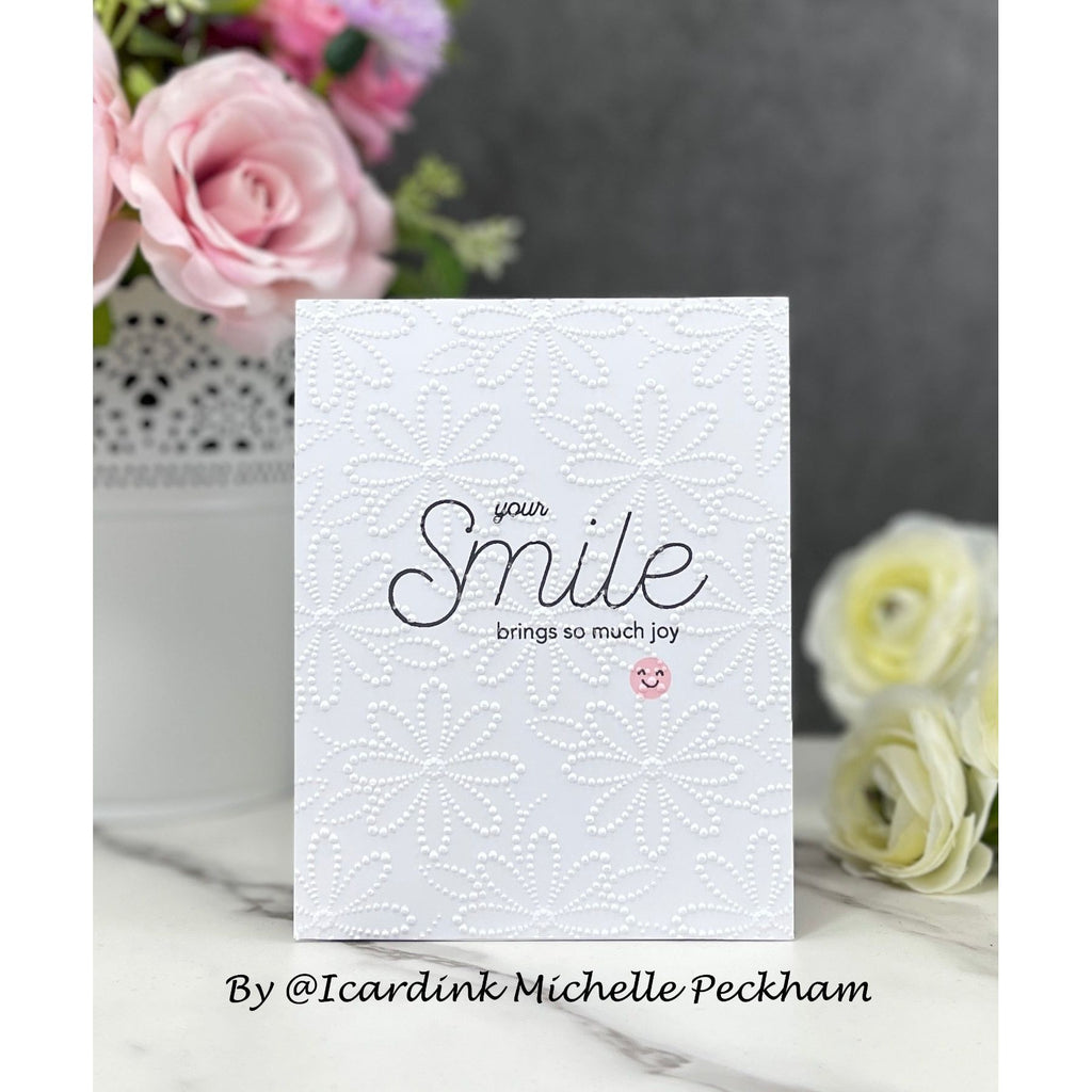 CZ Design Stamps and Dies Smile set1011sm Friend Like You Smile Card