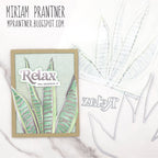 Simon Says Stamp Stencils and Dies Snake Plant set989sp Moments in Time Relax Card | color-code:ALT07