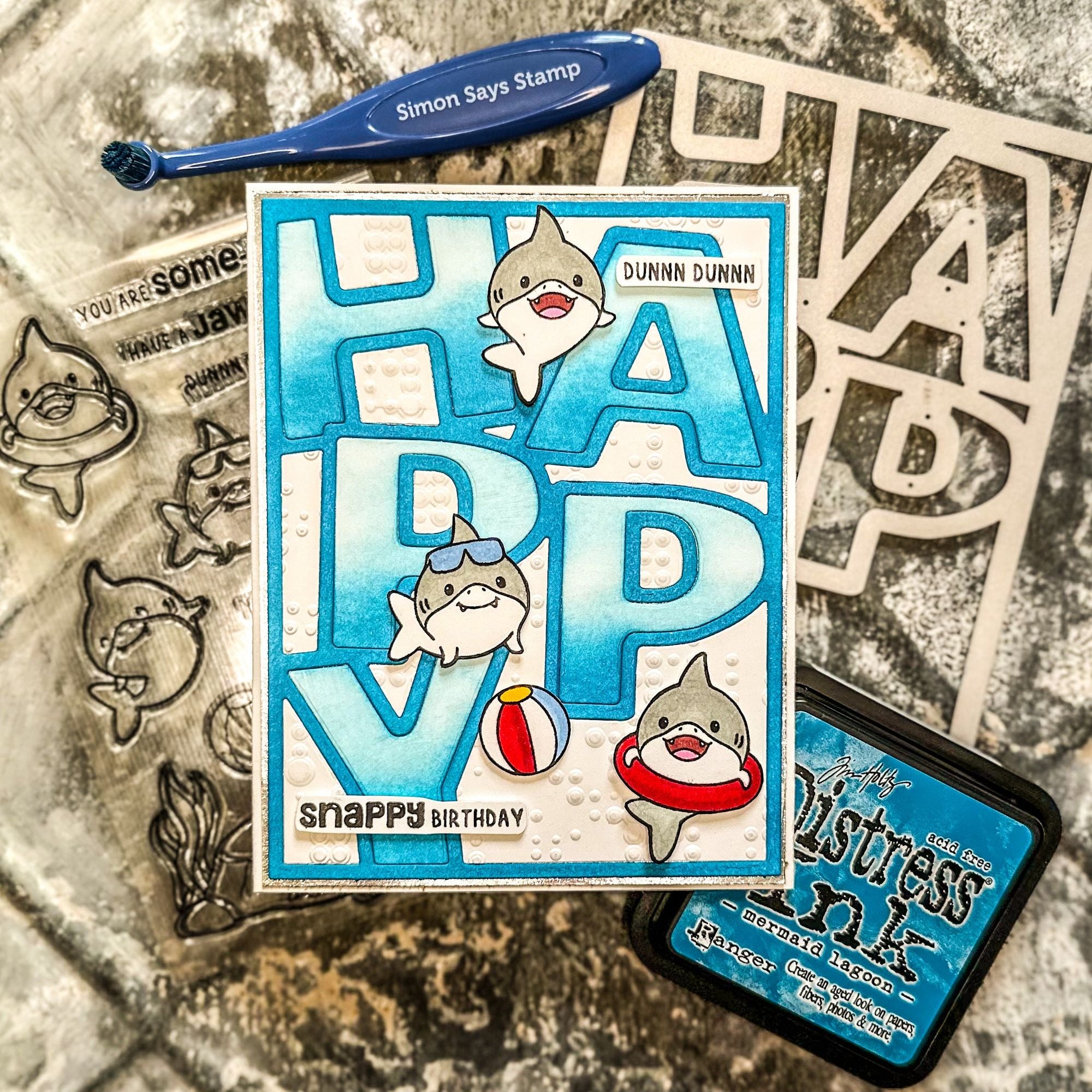 Simon Says Stamp Snappy Birthday Wafer Dies 1347sdc Friend Like You Birthday Card