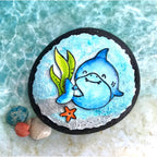 Simon Says Clear Stamps Snappy Birthday 3238ssc Friend Like You Shark Paperweight