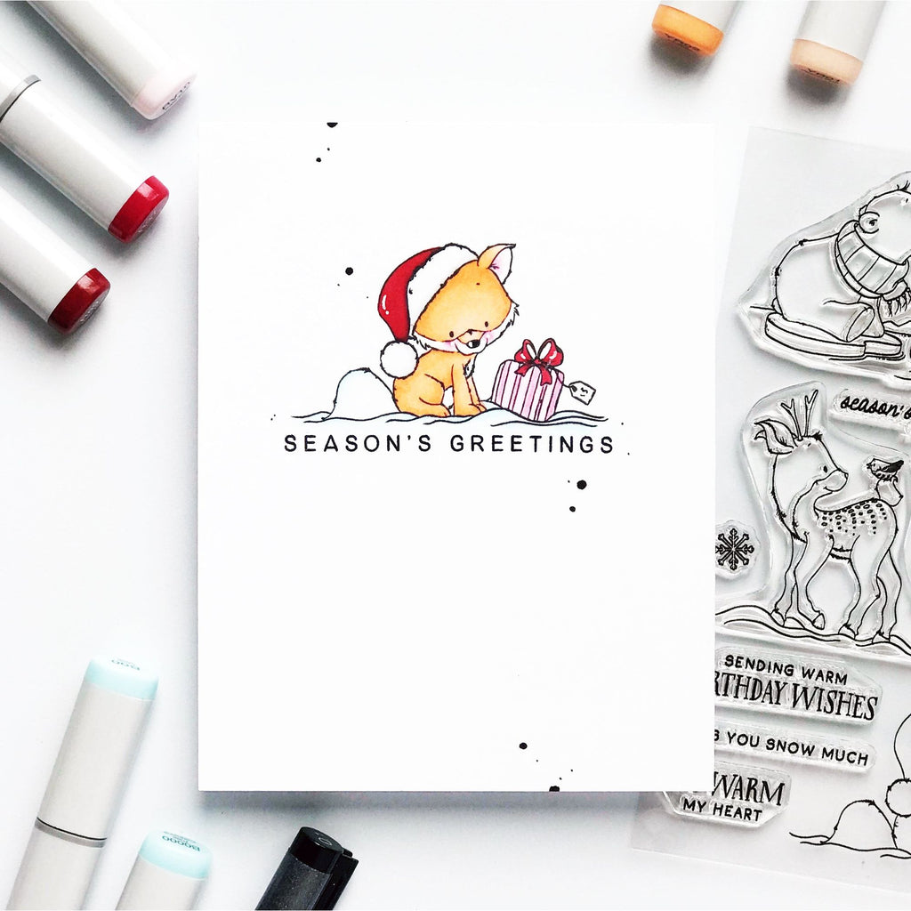 Simon Says Clear Stamps Snow Buddies 3137ssc Festive Fun Holiday Card | color-code:ALT01