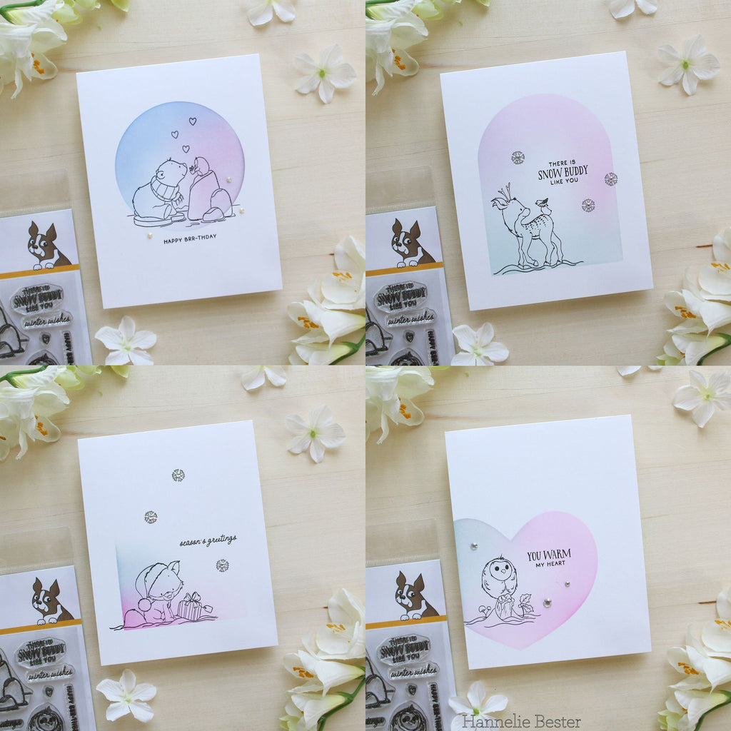 Simon Says Clear Stamps Snow Buddies 3137ssc Festive Fun Holiday Cards | color-code:ALT03