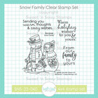Sweet 'N Sassy Snow Family Clear Stamps sns-23-040