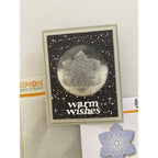 Simon Says Stamp Embossing Folder Snow and Stars sf556 Heart to Heart