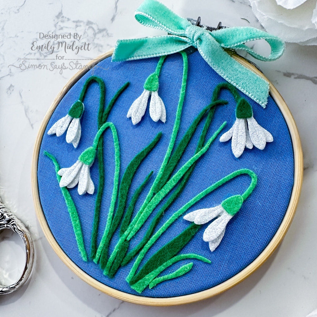 Simon Says Stamp Snowbell Bouquet Wafer Dies s984 Rain or Shine Snowbell Hoop Decor | color-code:ALT09