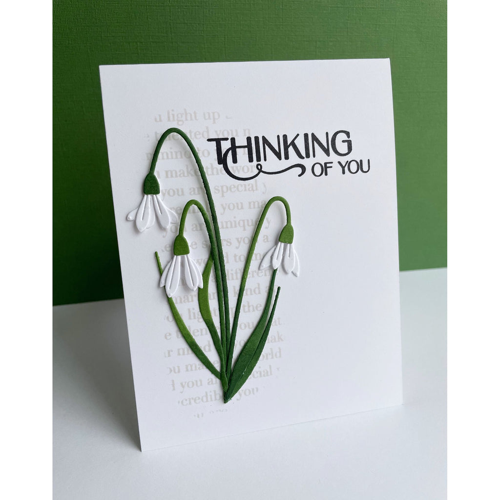 Simon Says Stamp Snowbell Bouquet Wafer Dies s984 Rain or Shine Thinking of You Card | color-code:ALT07