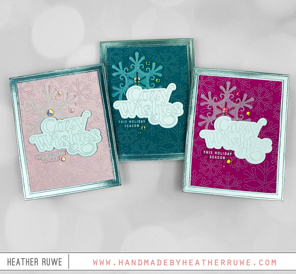 Simon Says Stamp Snowflake Burst Pinpoint Plate Wafer Dies s913 Diecember Christmas Cards | color-code:ALT03