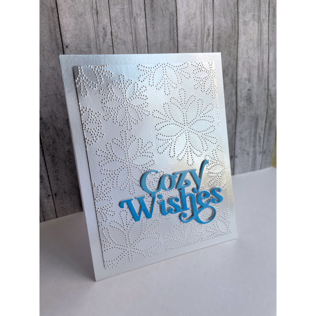 Simon Says Stamp Snowflake Burst Pinpoint Plate Wafer Dies s913 Diecember Christmas Card | color-code:ALT07