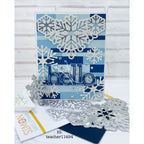 Simon Says Stamp Snowflake Sensation Wafer Dies s964 DieCember Hello Card