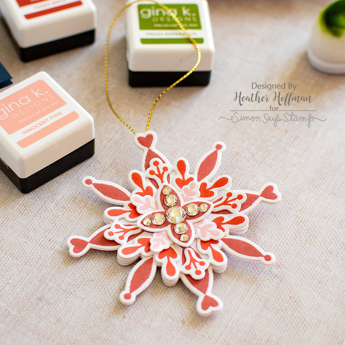 Snowflake Tag or Ornament Idea to Inspire