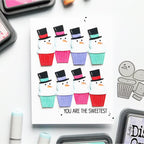 Simon Says Stamp Snowman Cupcake Wafer Dies s957 Festive Fun Holiday Card | color-code:ALT02