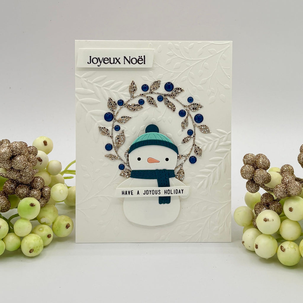 Simon Says Stamp Snuggle Snowman Wafer Dies s1117 DieCember Holiday Card | color-code:ALT08