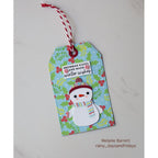 Simon Says Stamp Snuggle Snowman Wafer Dies s1117 DieCember Holiday Tag