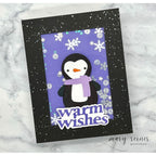 Simon Says Stamp Snuggle Snowman Wafer Dies s1117 DieCember Holiday Card