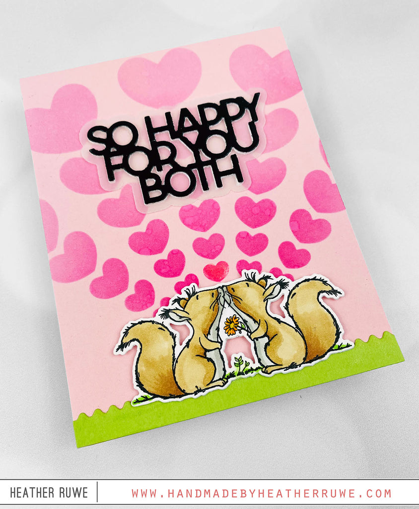 Simon Says Stamp So Happy For You Both Wafer Dies sssd112817 Dear Friend Wedding Card | color-code:ALT03