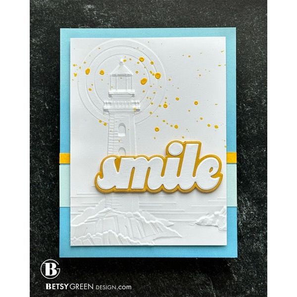 CZ Design Stamps and Dies Smile Bundle set1012sm Friend Like You Smile Card