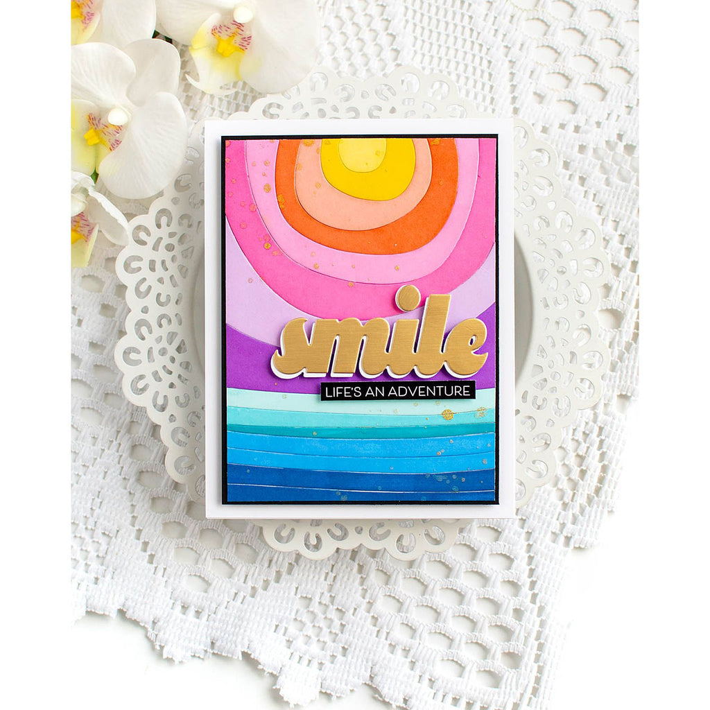 CZ Design Stamps and Dies Smile Bundle set1012sm Friend Like You Smile Card | color-code:ALT02