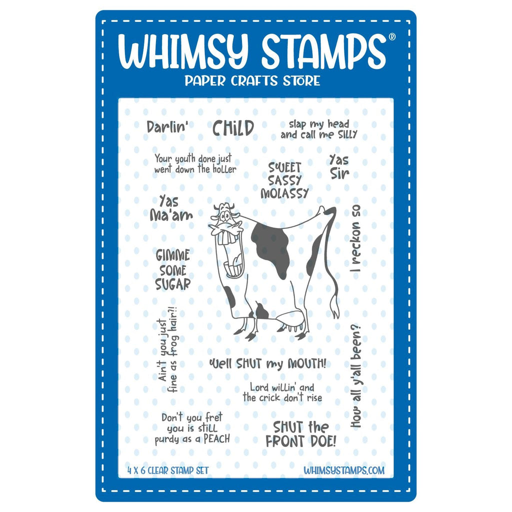 Whimsy Stamps Southern Sugar Clear Stamps cwsd185a