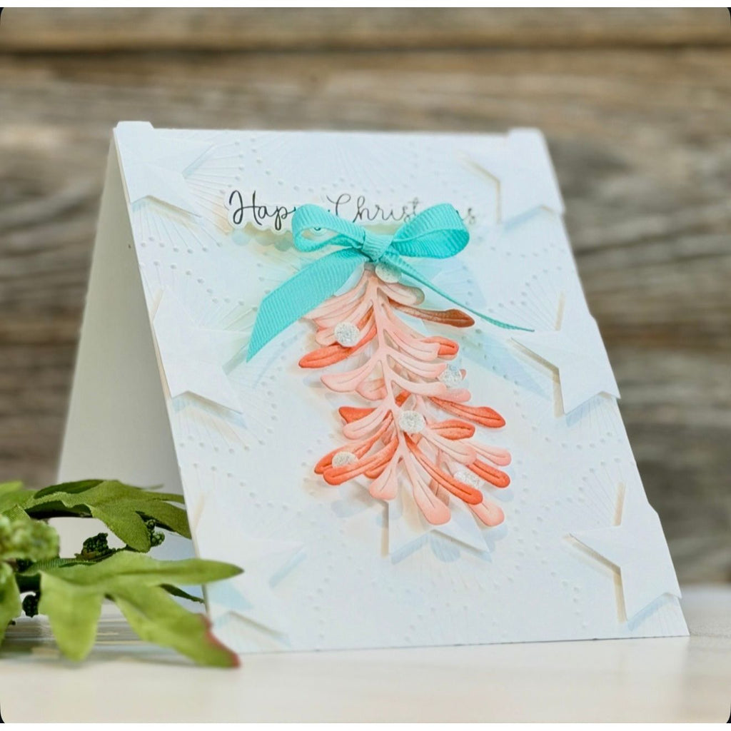 Simon Says Stamp Sparkle Paste Silver st0181 And Everything Nice Christmas Card