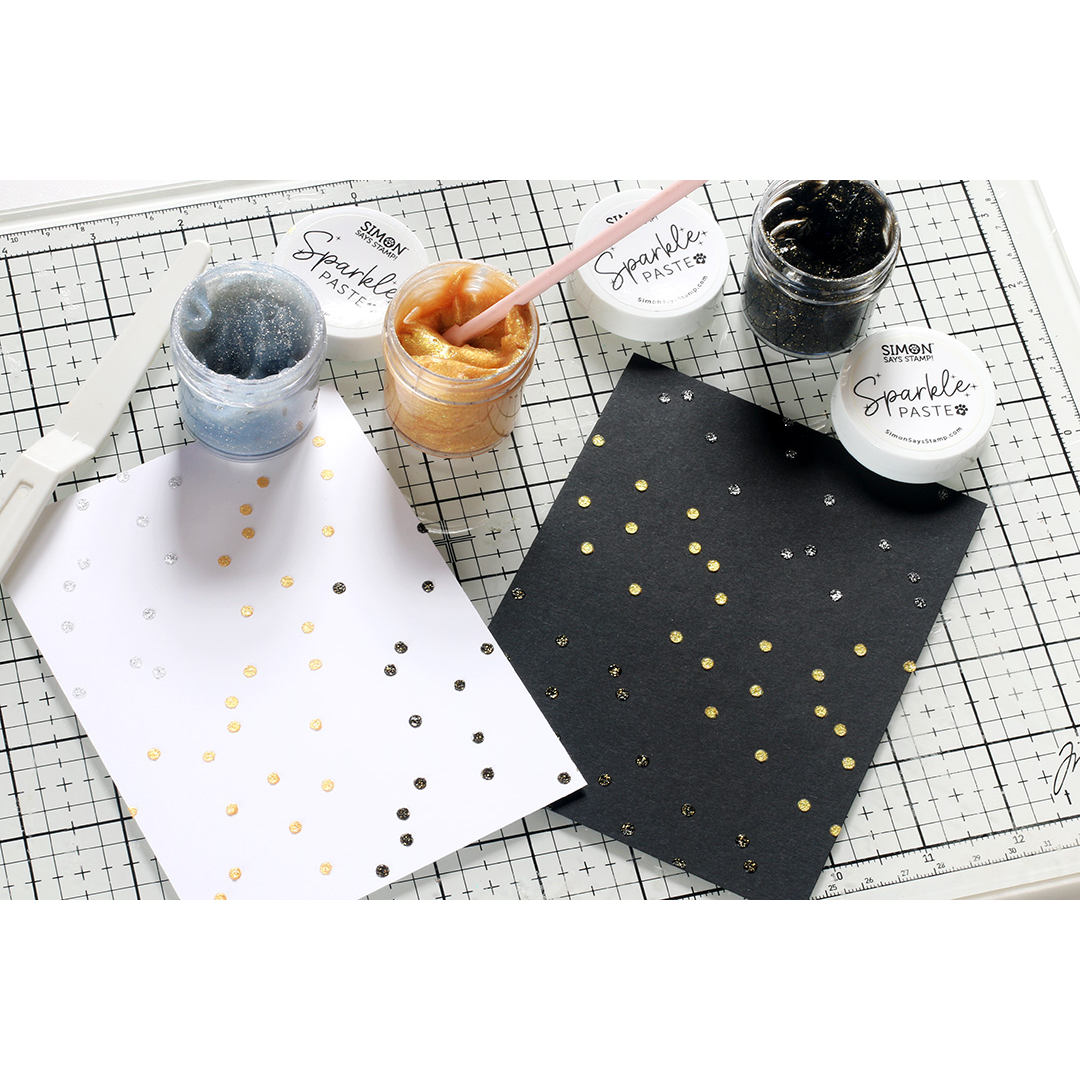 Simon Says Stamp Sparkle Paste Gold st0183
