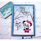 Gina K Designs Special Delivery Pandas Stamps and Dies