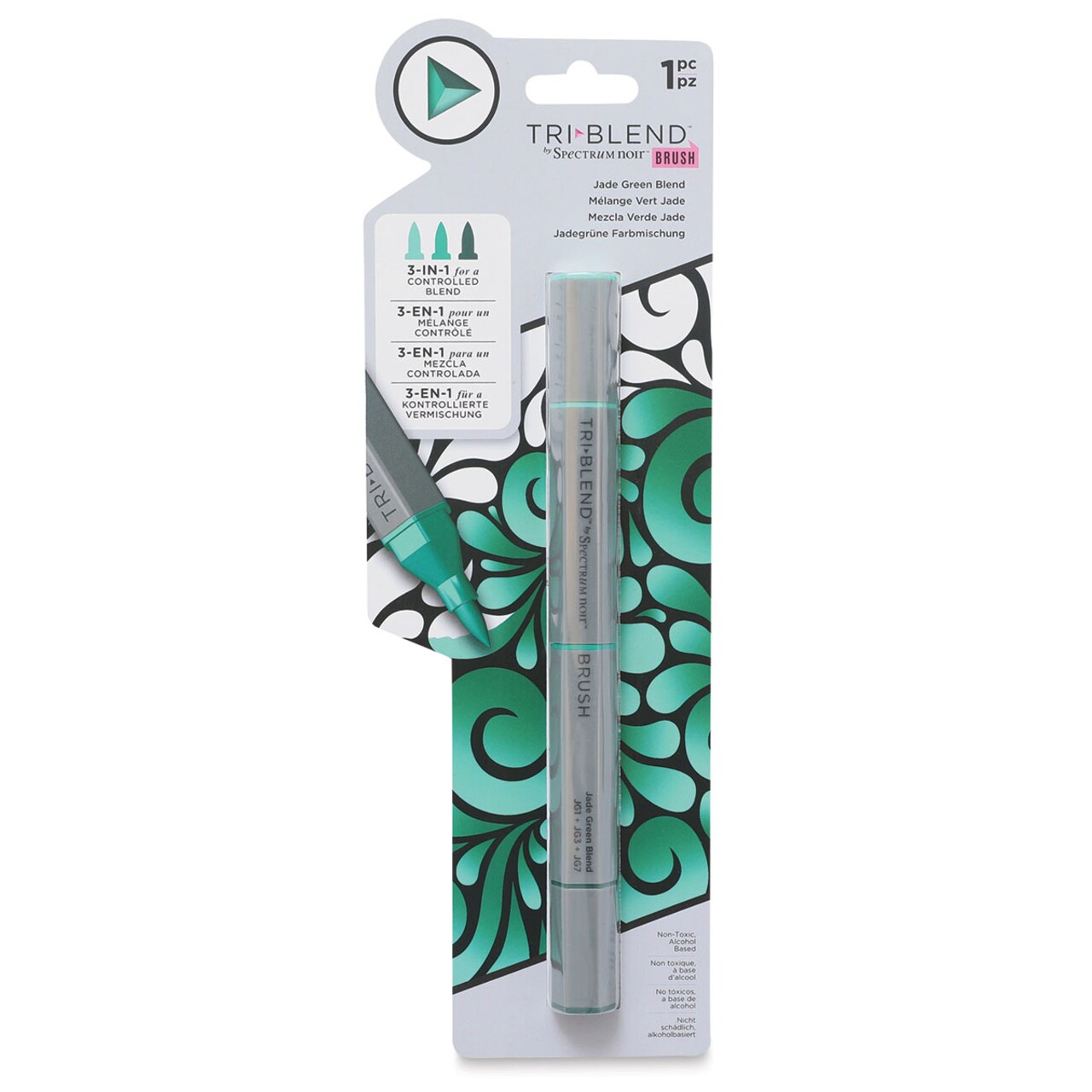 Spectrum Noir Jade Green Blend TriBlend Brush Marker sn-tbbr-jgbl